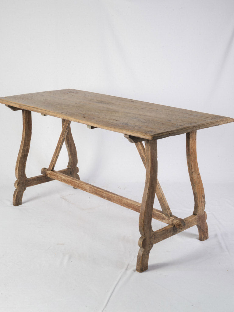 Vintage fir wood mountain trestle