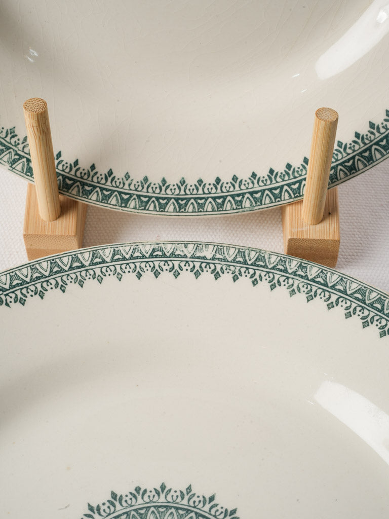 Ornate 19th-century European dishware