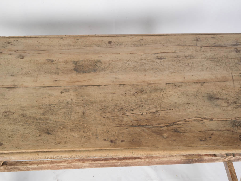 Authentically aged plank top