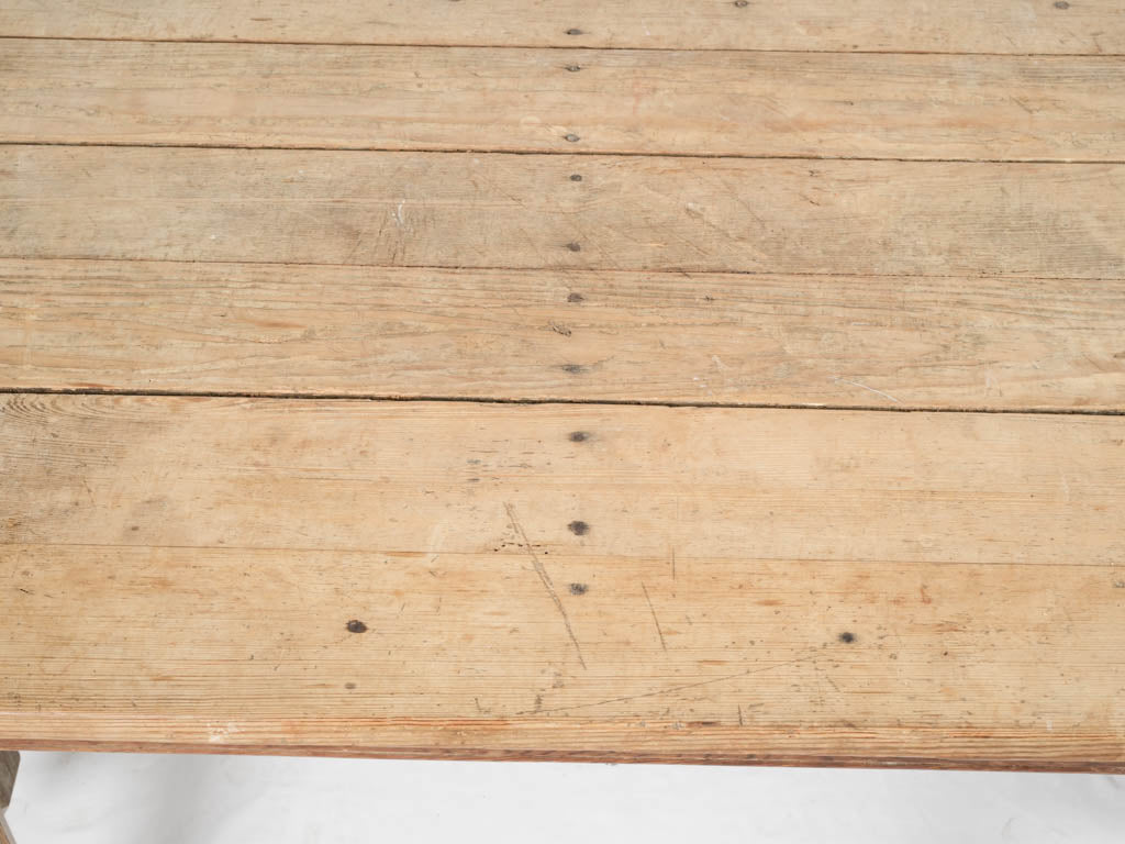 Elegant antique pine and oak table