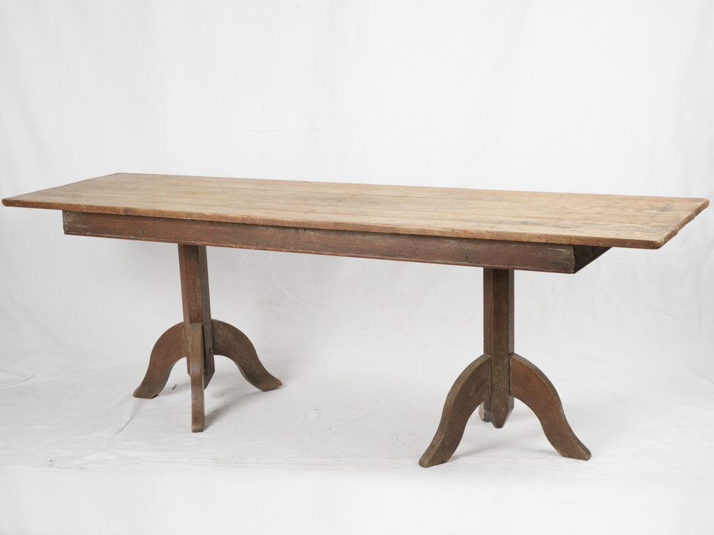 Vintage rustic wooden boulangerie console