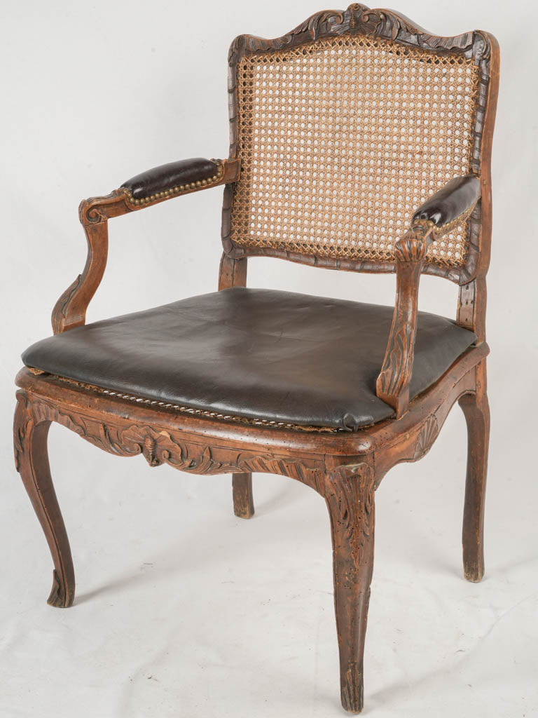 Elegant Regency period office armchair