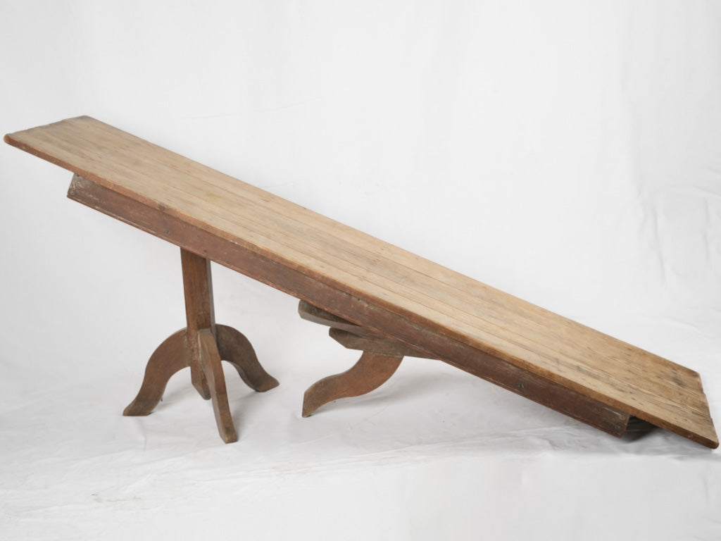 Charming rustic French console wooden table