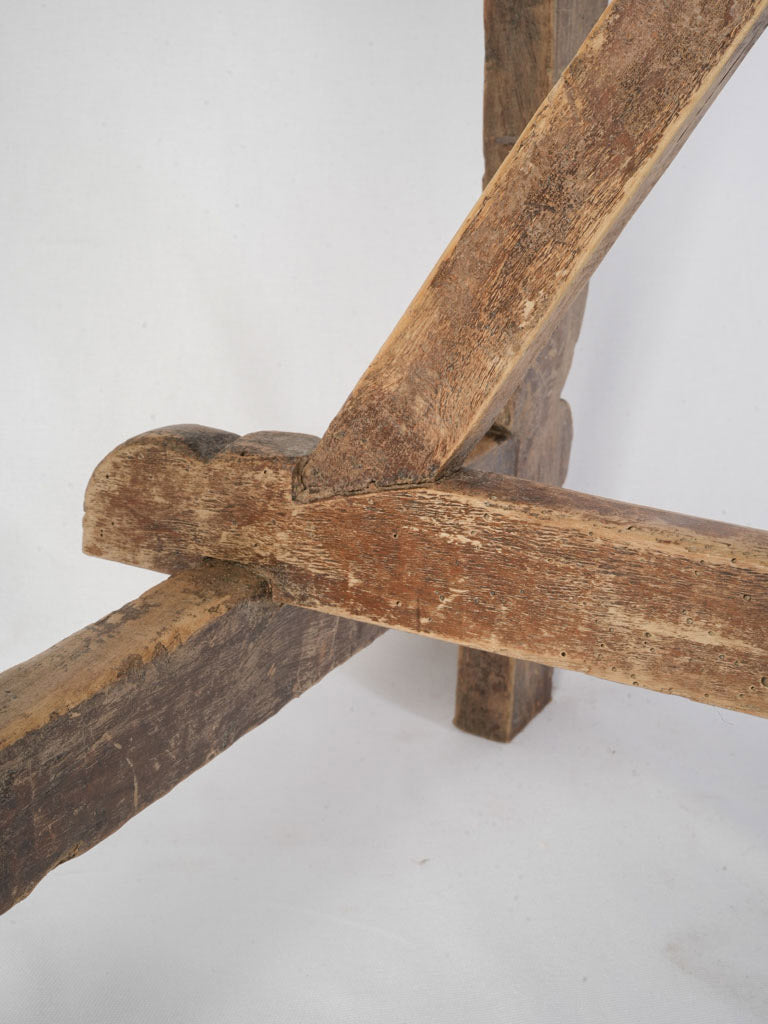 Natural patina rustic table
