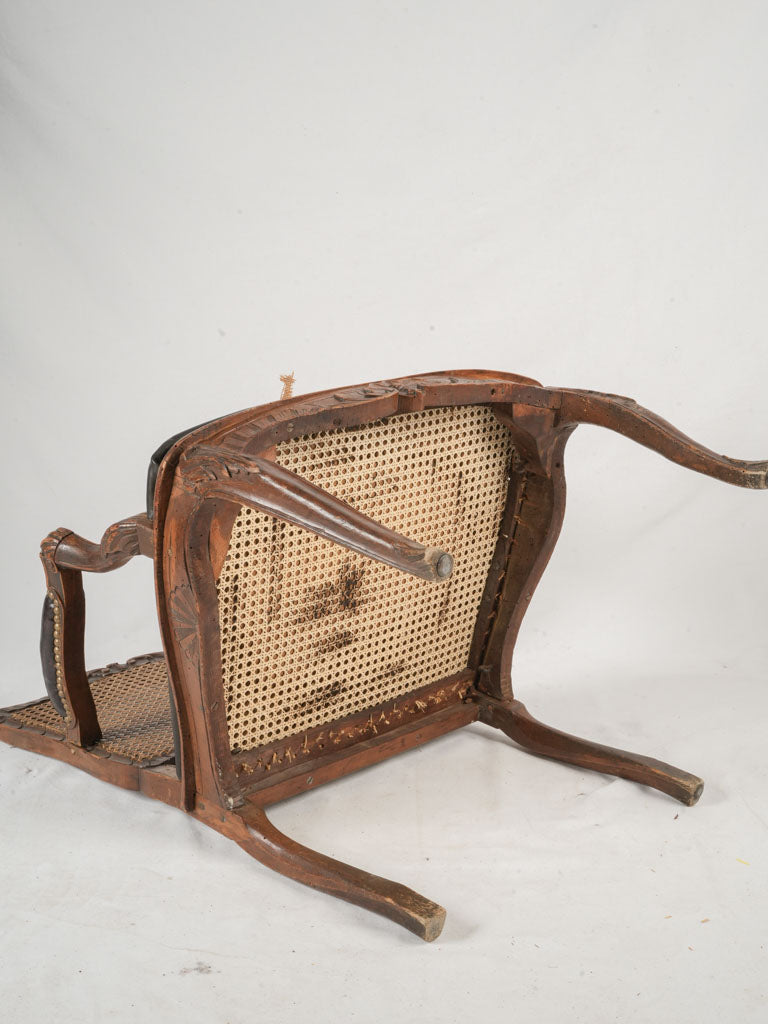 Ornate cabriole legs wood chair