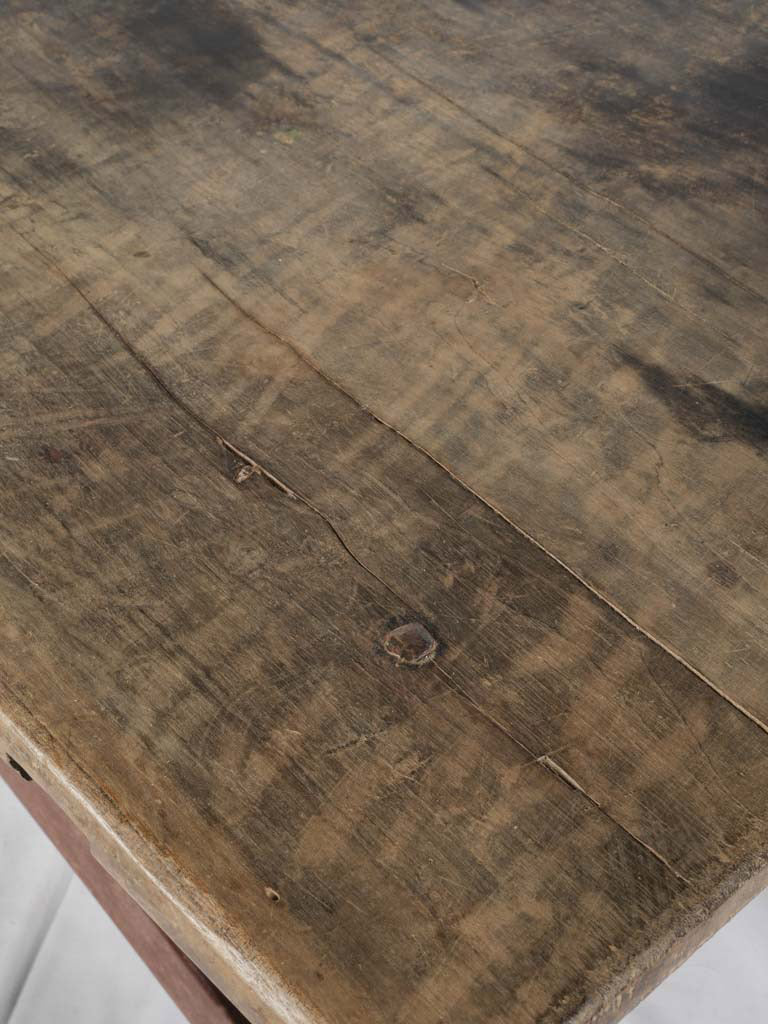 Pale silvery walnut console