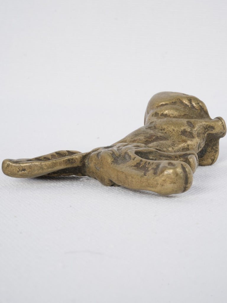 Rare, characterful bronze bottle opener