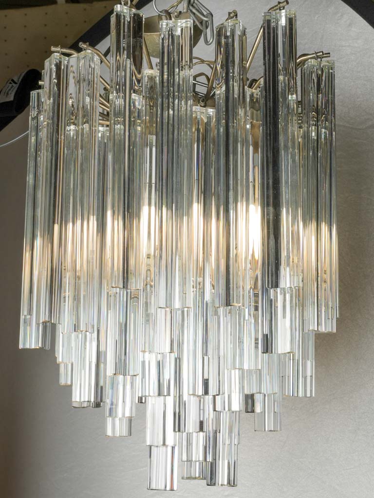 Artisanal Trilobi model Murano chandelier (Venini)