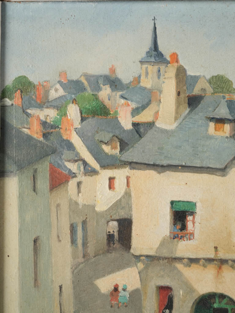 Signed Lemasson painted panel masterpiece