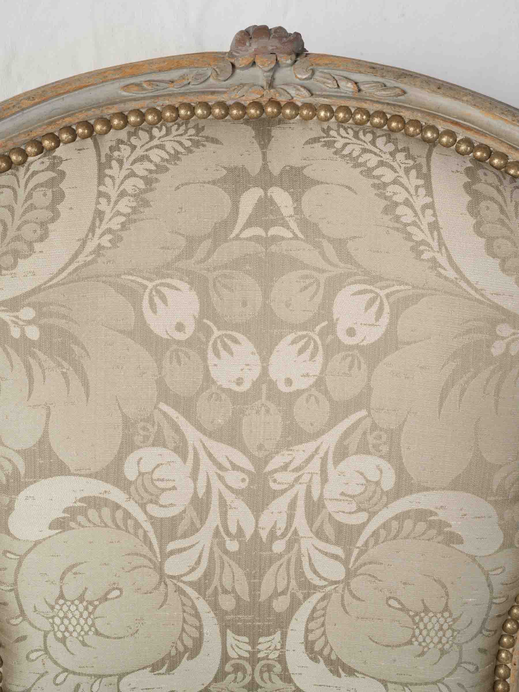Pair of Louis XV Cabriolets Stamped by Blaise Maucuy w/ Original Paint - 35½" x 24¾"