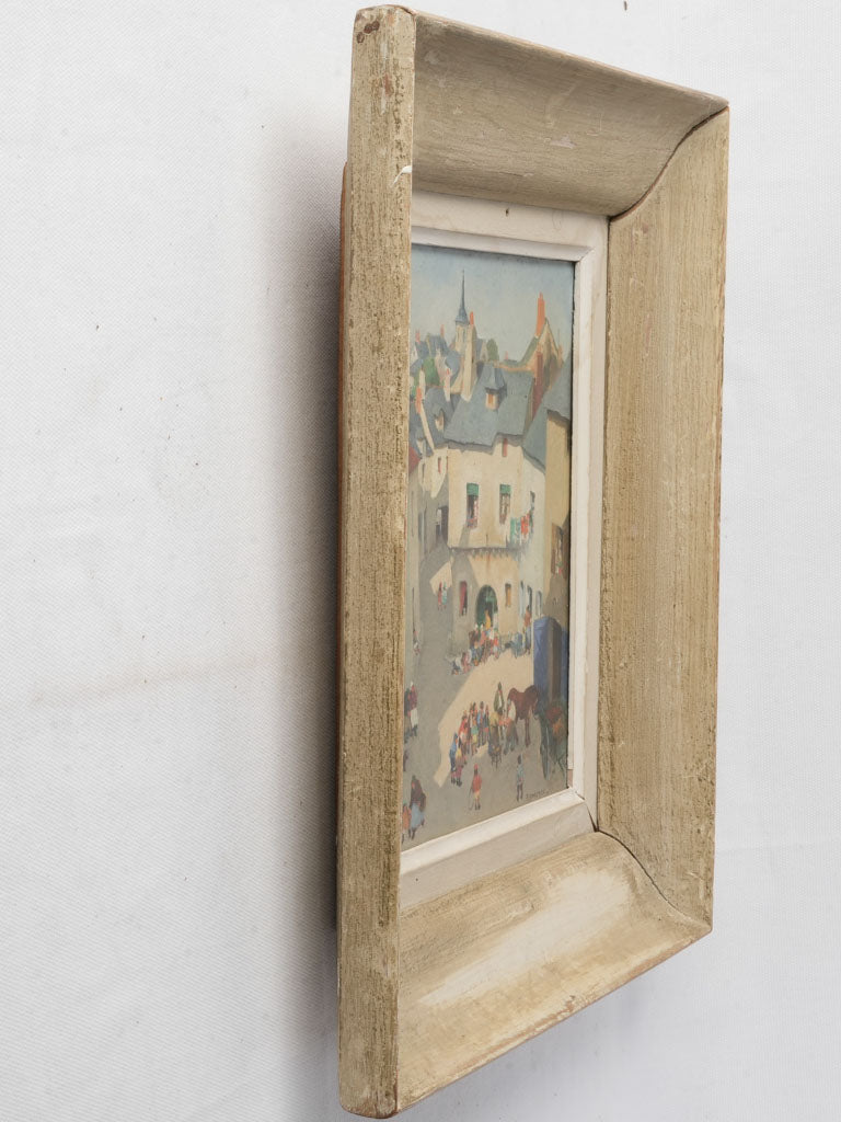 Warm rustic terracotta hues artwork