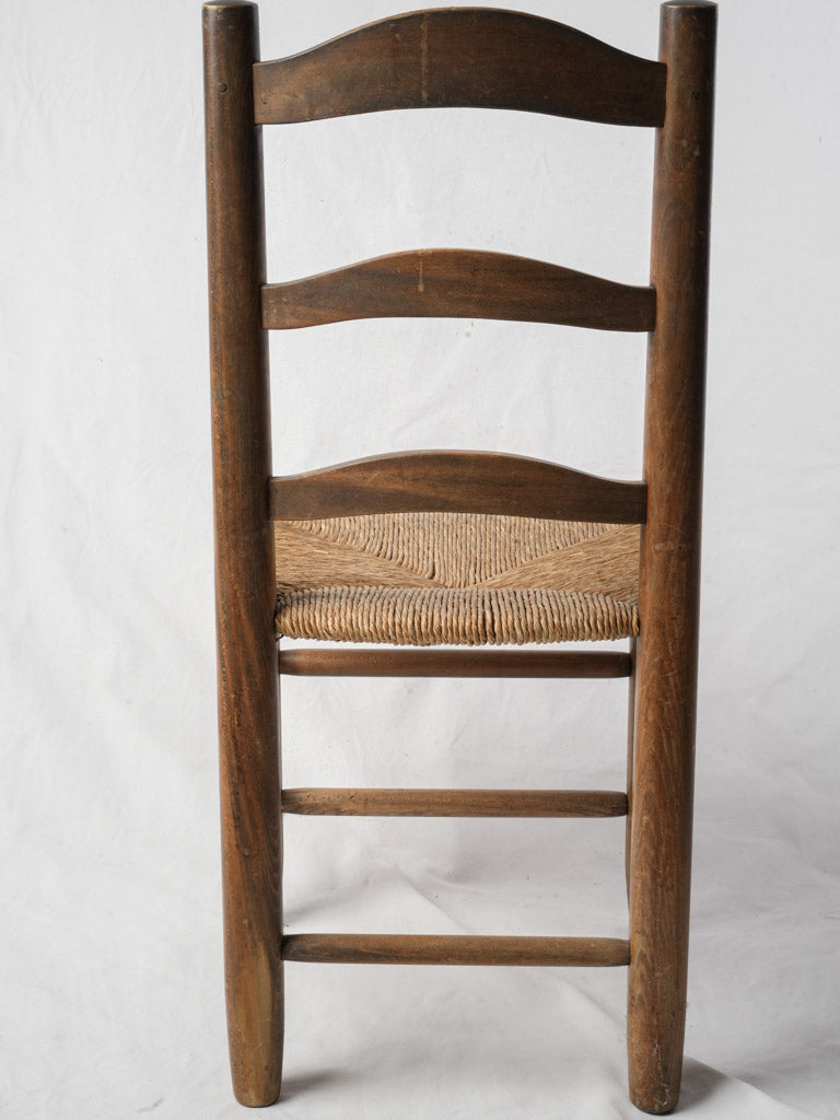 Sturdy rustic woven seating chairs