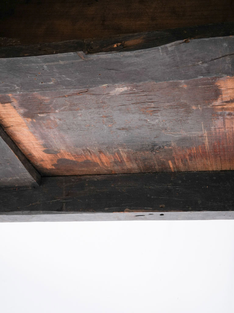 Refined nut-brown hall table