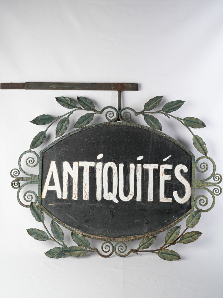 Rustic vintage French trade sign