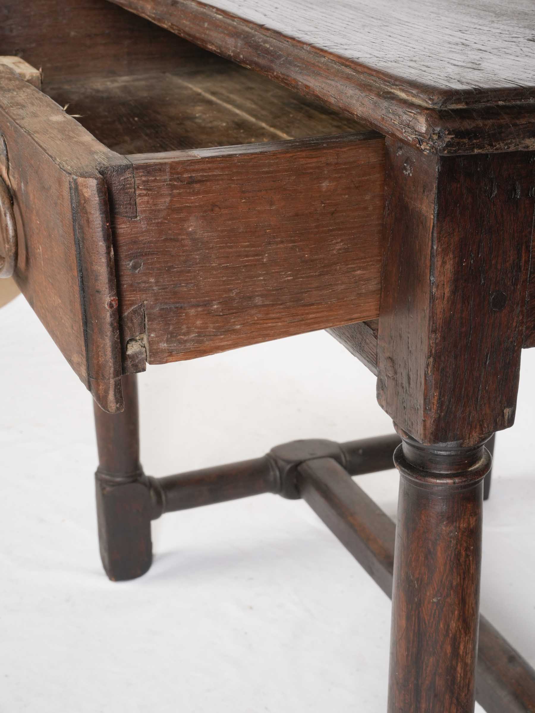 Turned legs small table