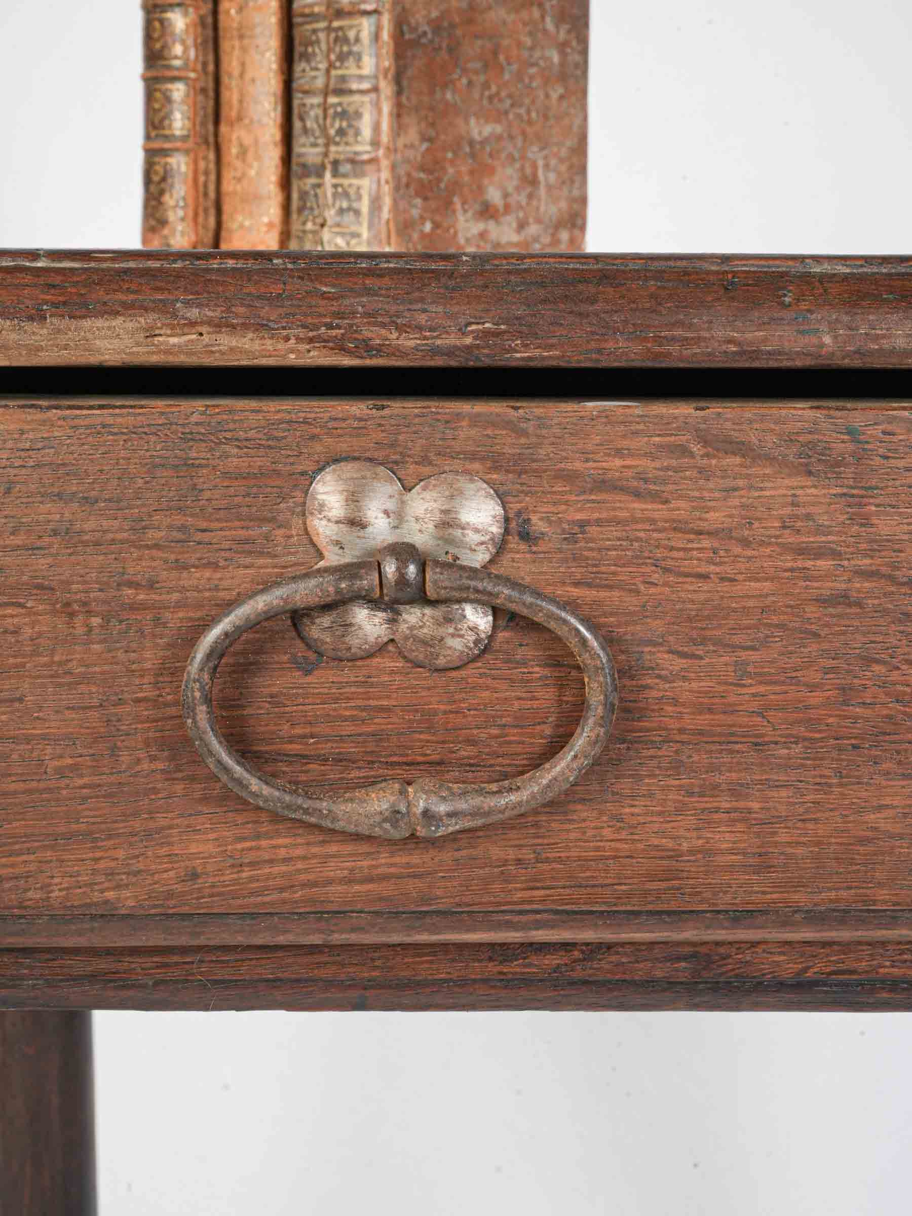 Authentic aged wooden furniture