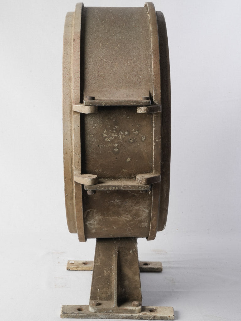 Authentic French industrial clock