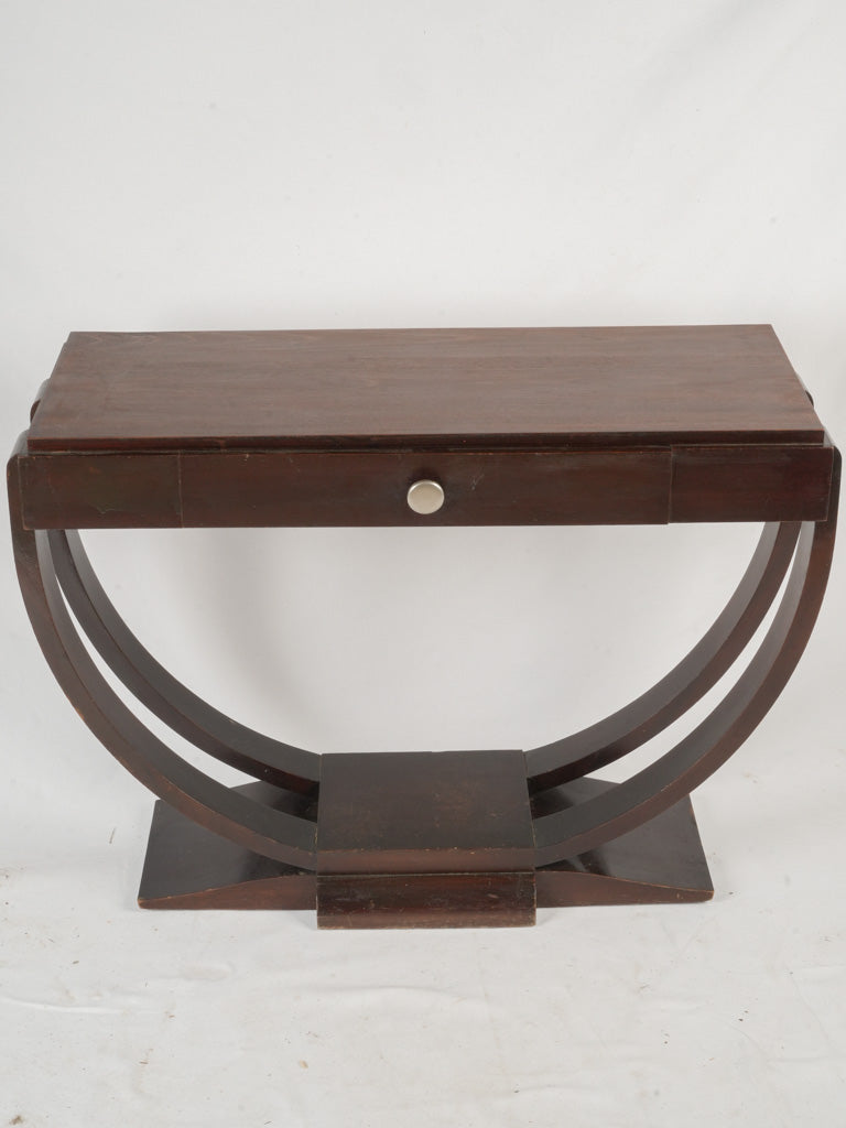 1940s Art Deco mahogany console