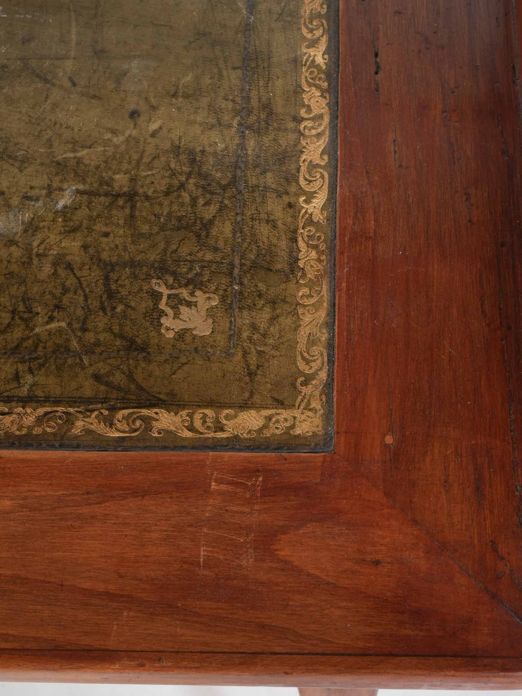 Nuanced surface vintage writing desk