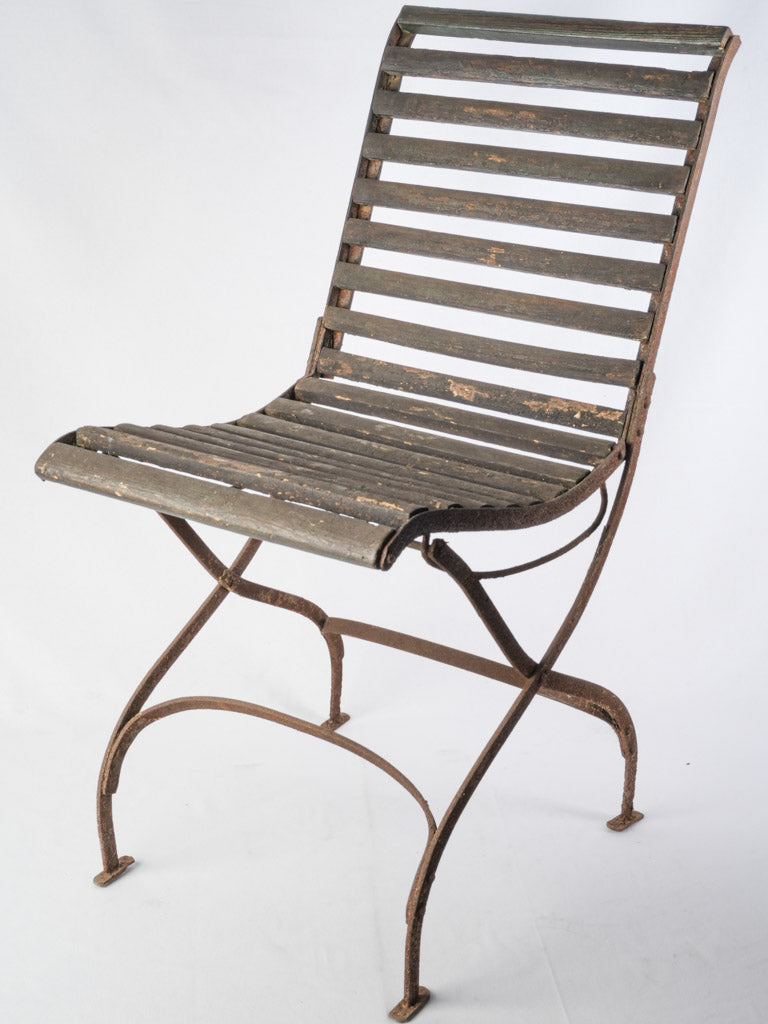 Timeworn elegant garden chair