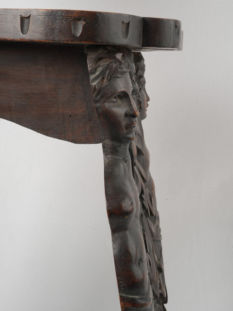 Old World Italian sgabello chair sophistication