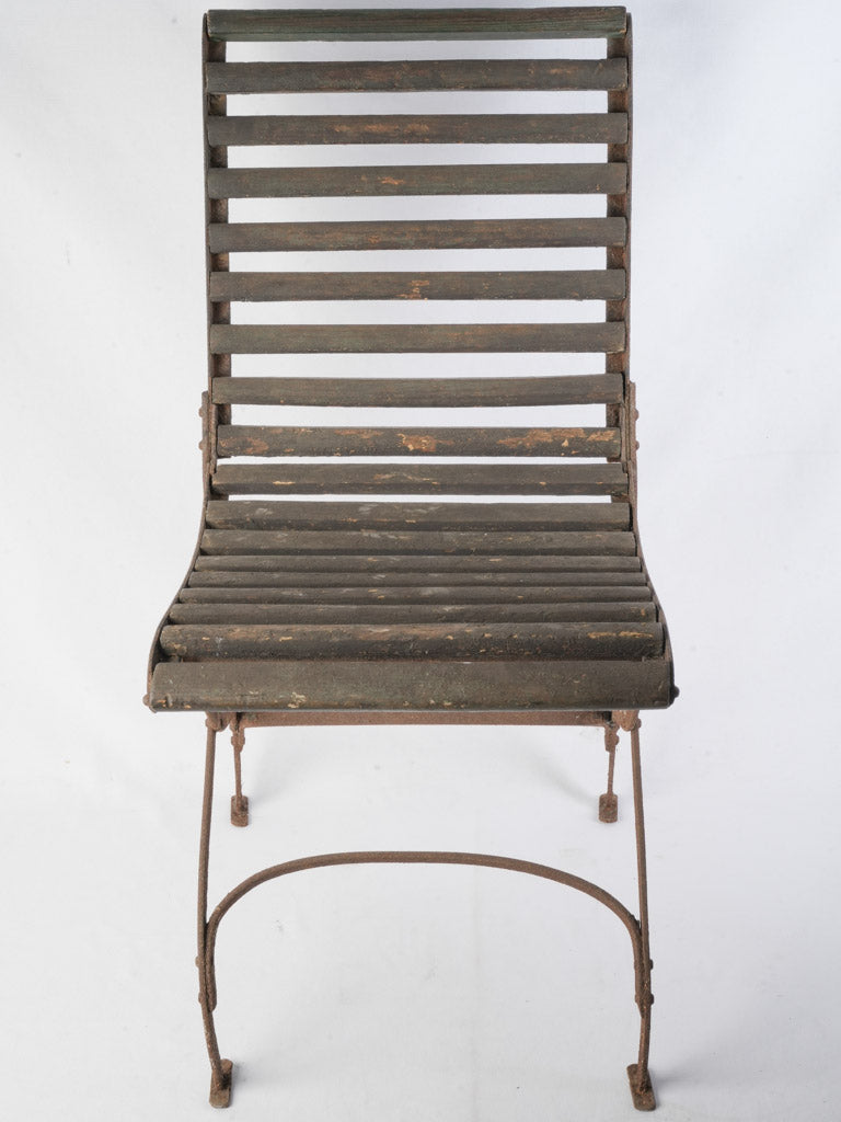 Vintage wrought-iron patio chair