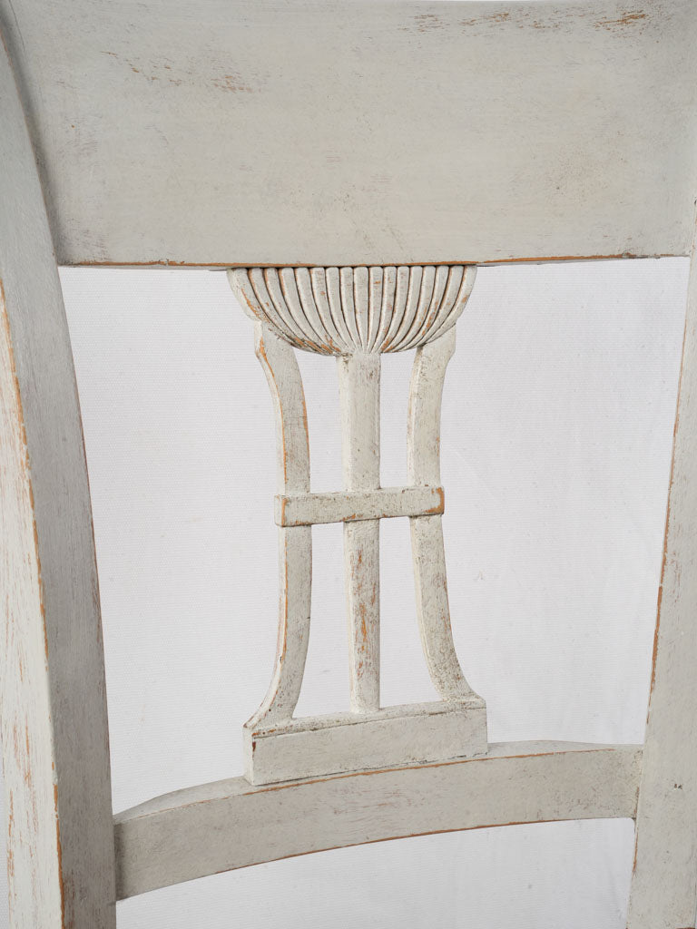 Geometric line French period chairs