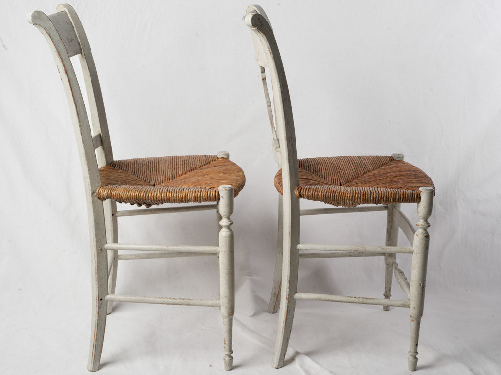 Delicately structured vintage seating