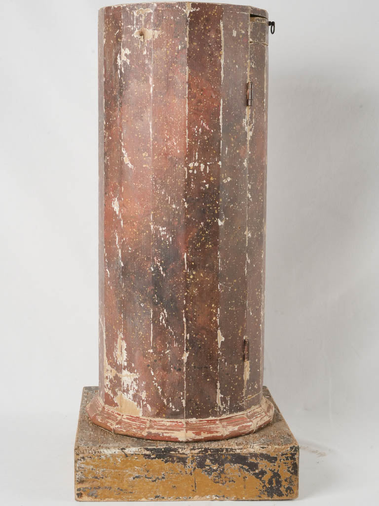 Rustic pine somno storage pedestal