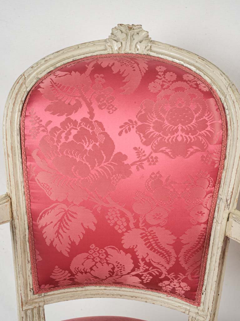 Sumptuous patinated finish armchairs