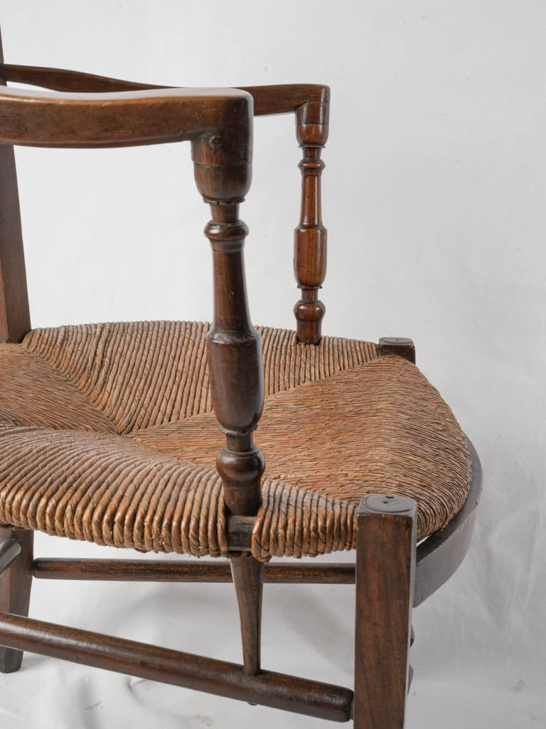 Graceful 19th-century armchair