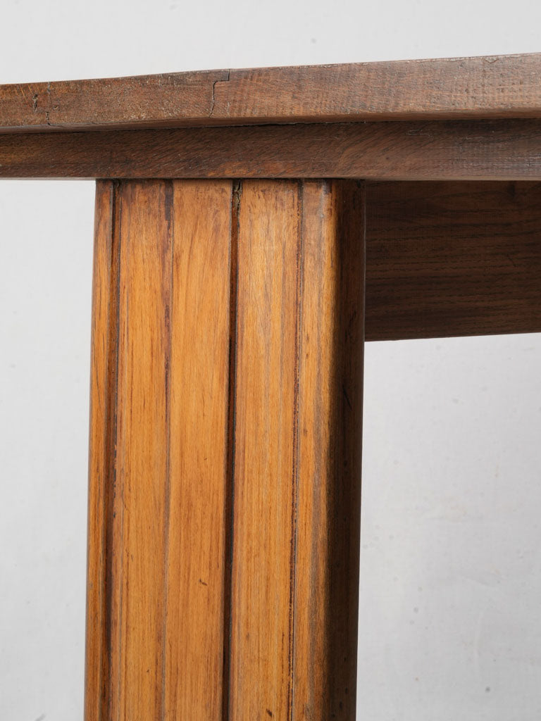1930s French Oak Bistro Table - 28¾" x 23¾"