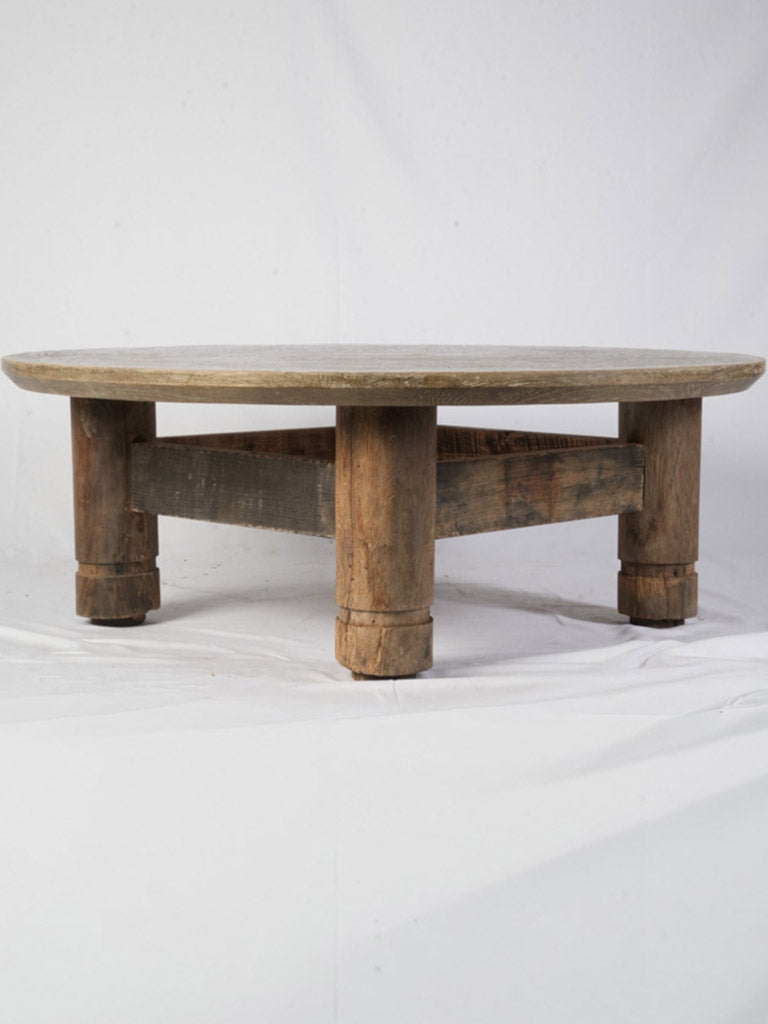Refined rustic statement coffee table