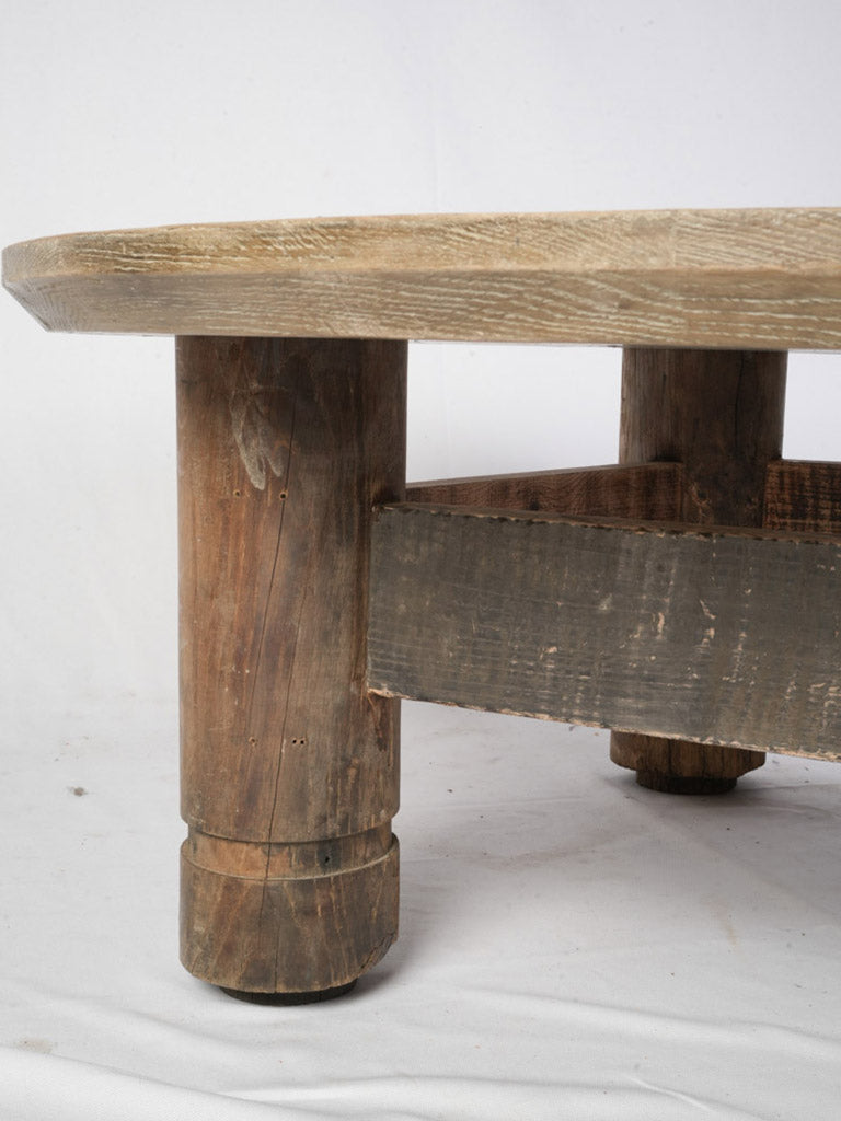 Grounded elegant stone top table