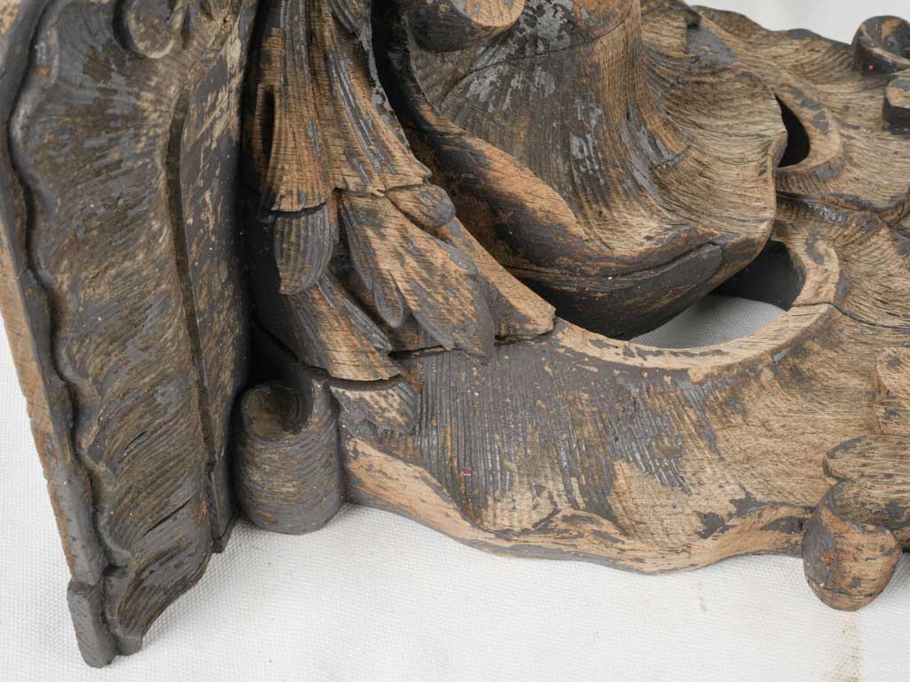 Exquisite, Petite French Oak Wall Console