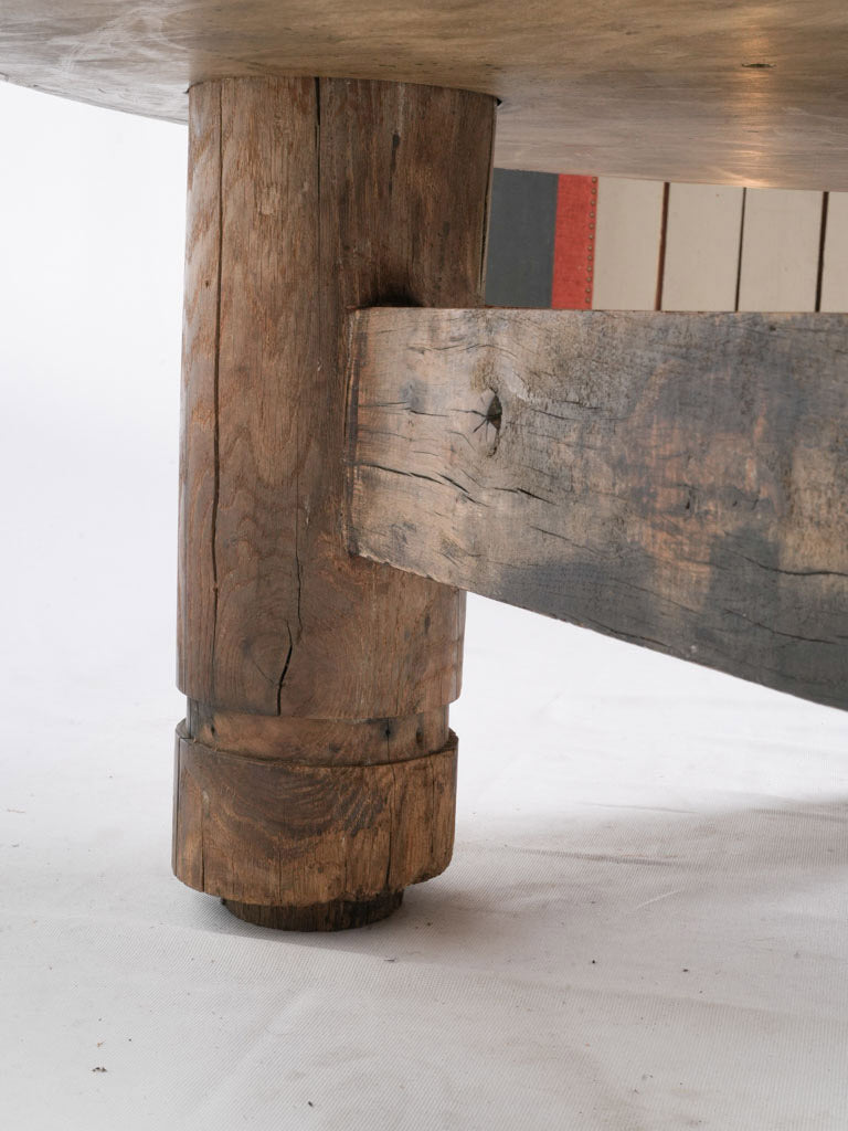 Natural raw character coffee table
