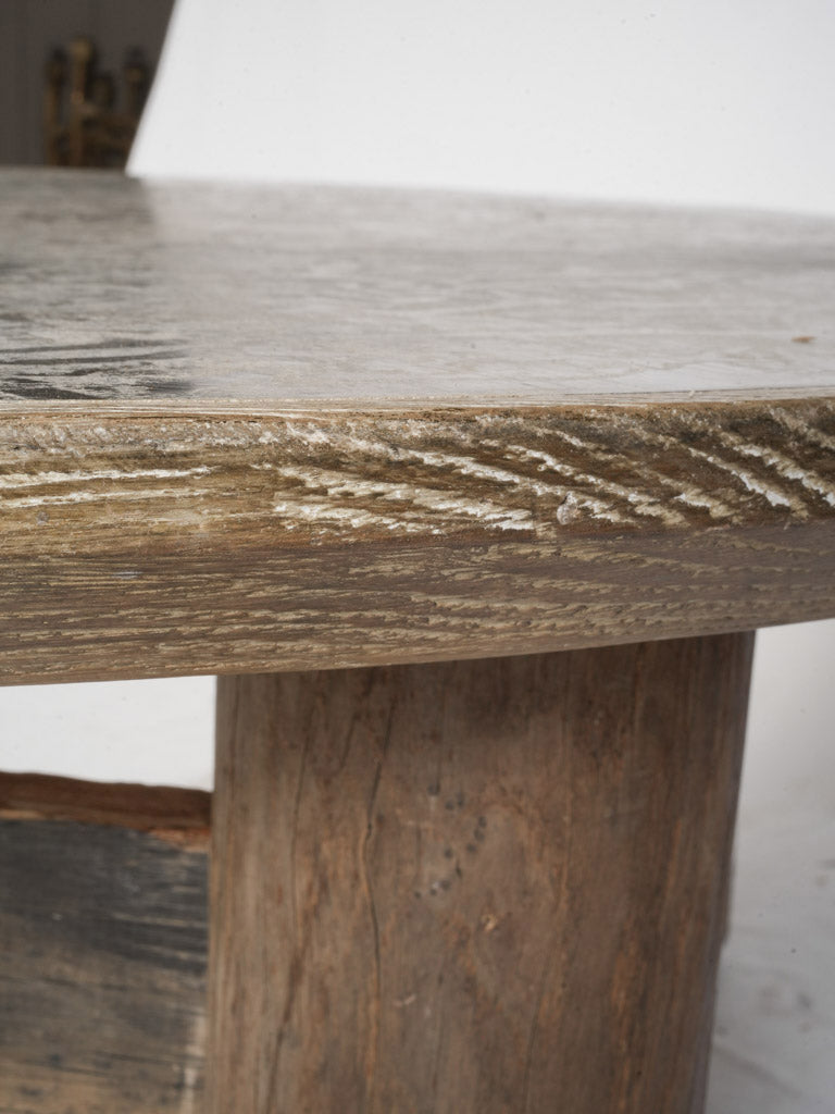 Architectural cylindrical leg coffee table