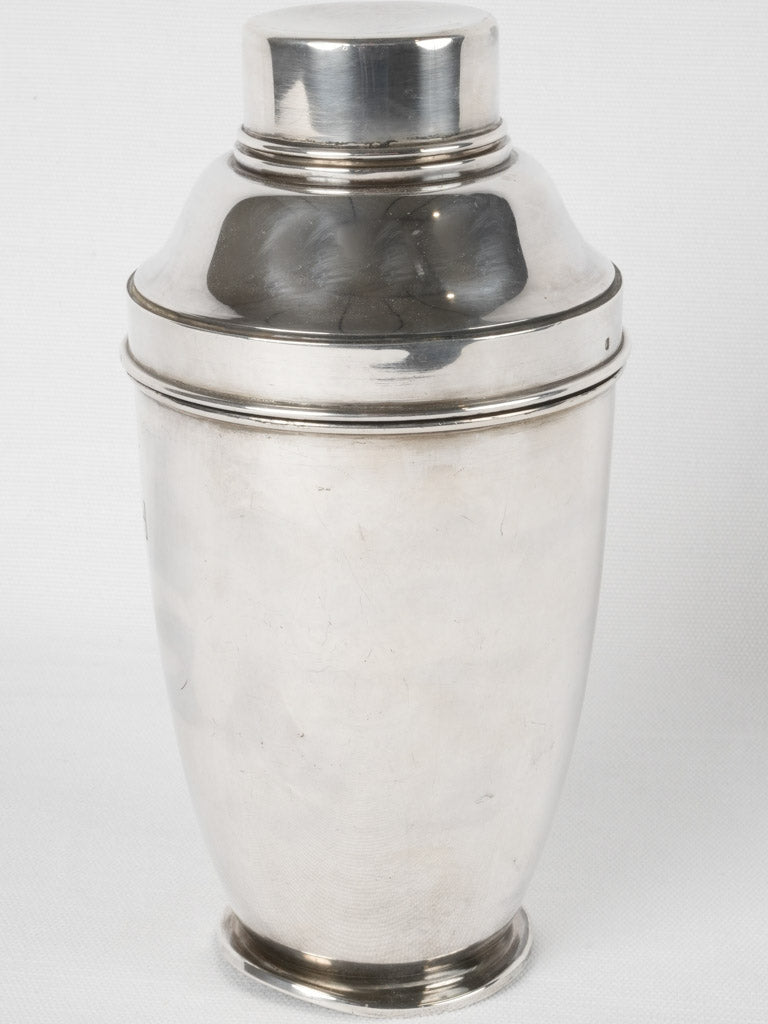 Classic silver ornate barware piece