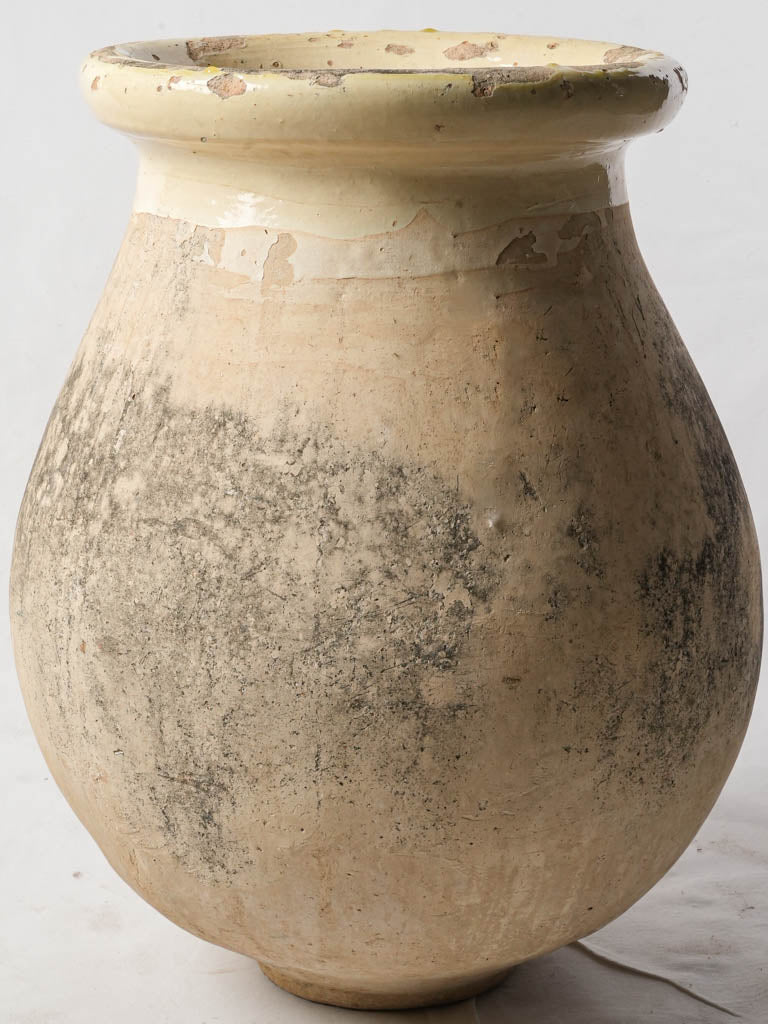 Distressed patina French jar