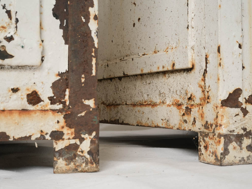 Antique Iron Terrace Planters