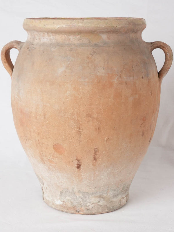 Large vintage terracotta storage pot