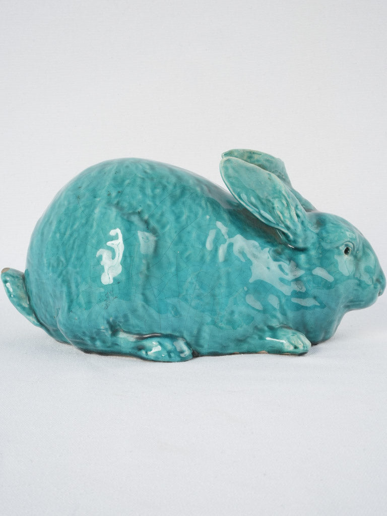 Nineteenth-century Vallauris glass-eyed figurine