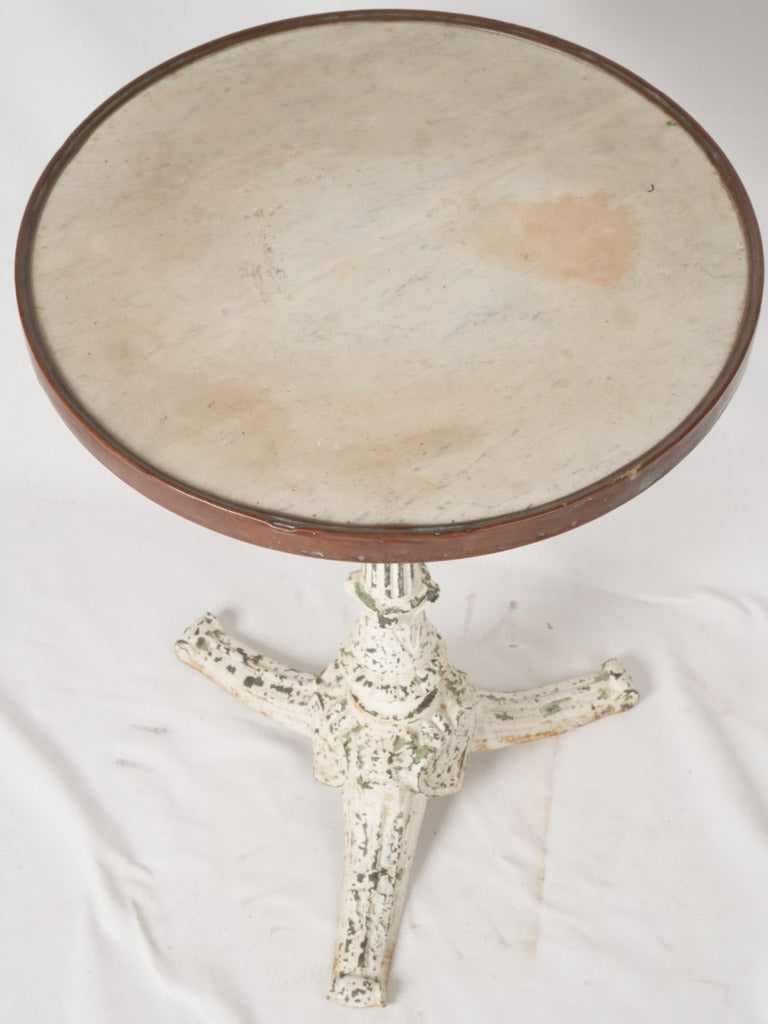 Stylish Antique Iron Patio Side Table