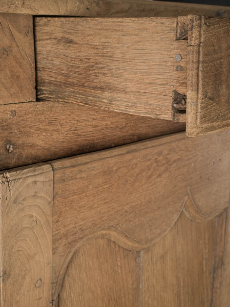 Vintage natural oak cupboard