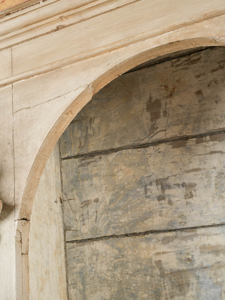 Decorative gilded wood display unit