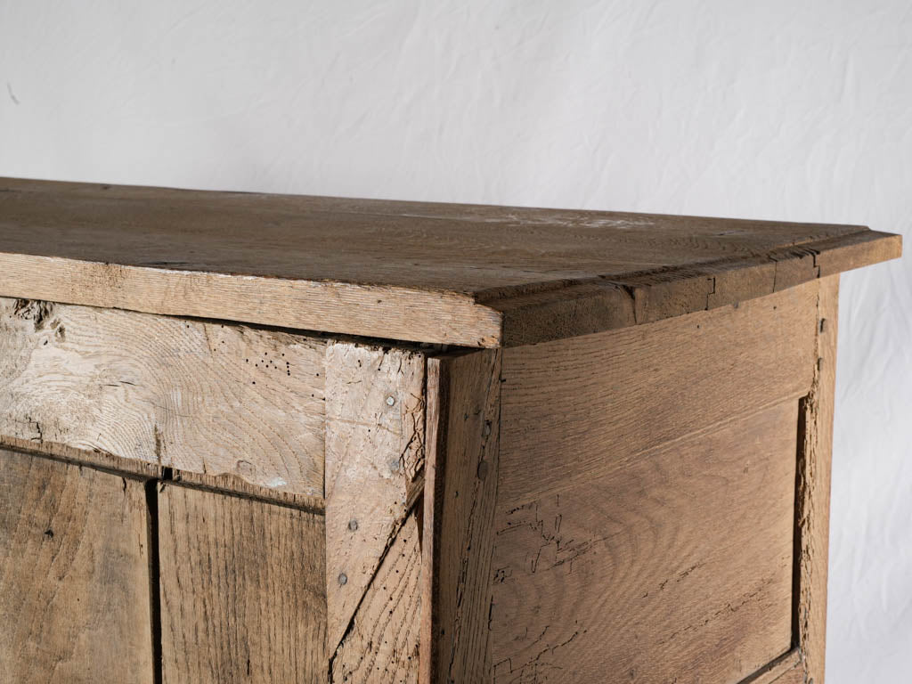 Durable oak provincial cabinet