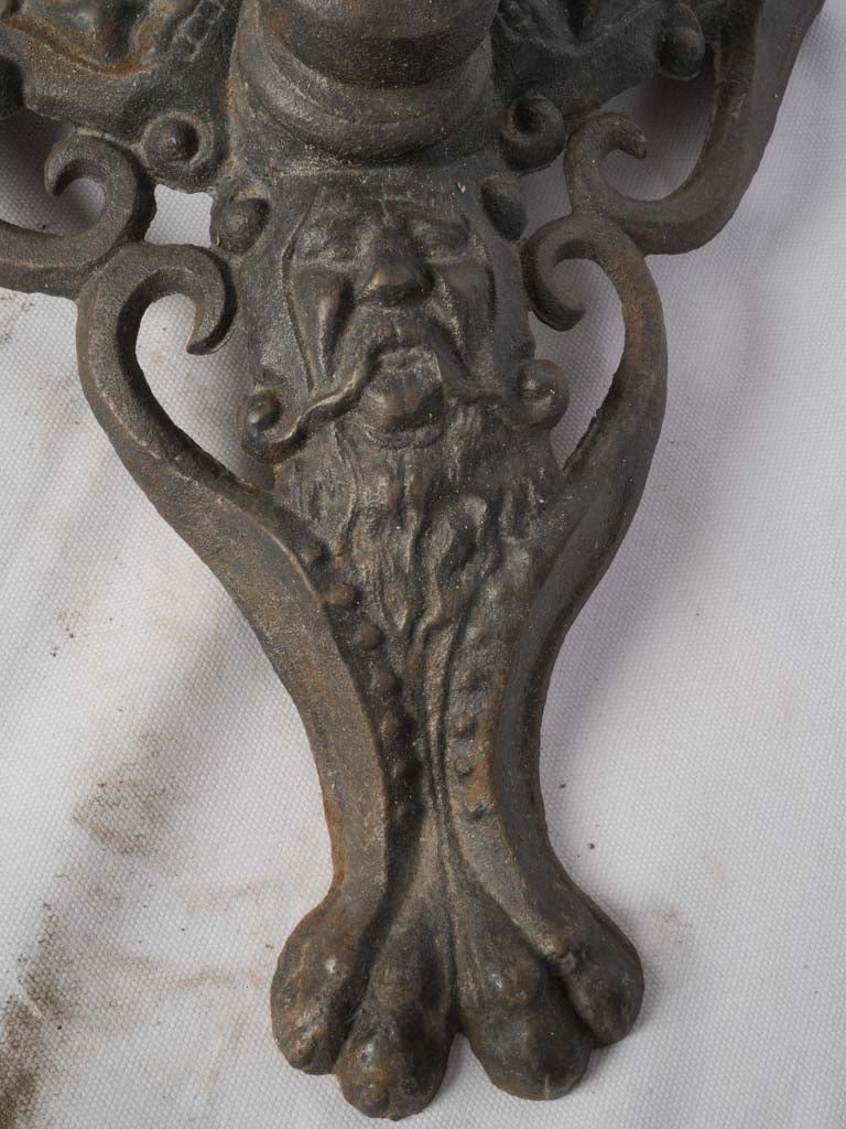 Grotesque mascarons scrollwork gueridon