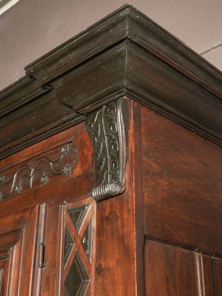 Sculptural Timeless Wooden Armoire