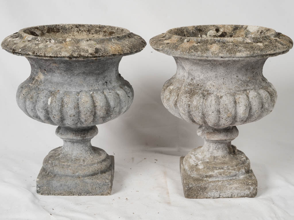 Timeless Aged European Garden Urns
