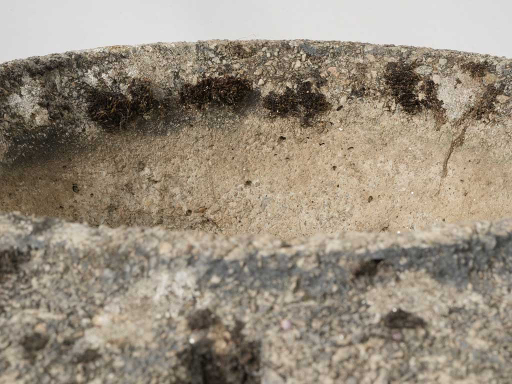 Aged Cast Stone European Garden Urns